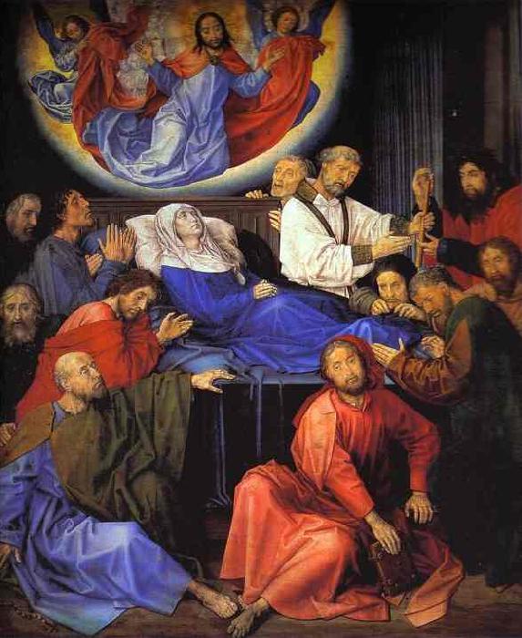 Hugo van der Goes Death of the Virgin. oil painting image